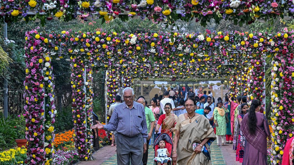 VMRDA City Central Park turns into a floral paradise for Visakha Utsav