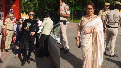 71st National Film Award: Ekta Kapoor, Guneet Monga, Vidhu Vinod Chopra Arrive At Vigyan Bhawan In New Delhi | PHOTOS