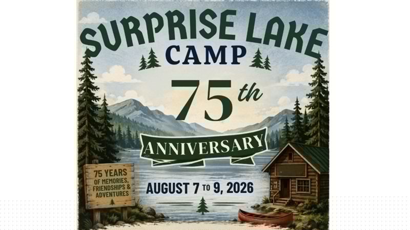 Surprise Lake Camp 75th anniversary
