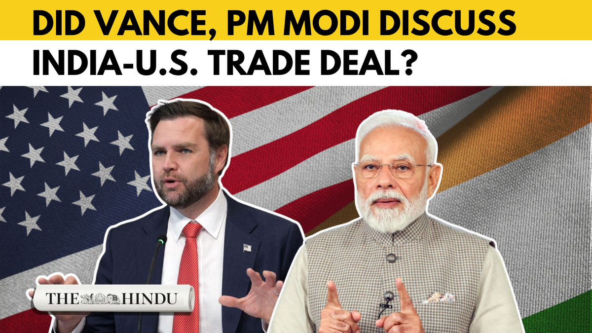 Reset in ties? PM Modi, U.S. VP Vance reaffirm commitment to strengthen cooperation