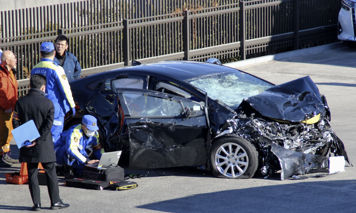 Gov't car ran at 130 kph in fatal multivehicle accident in central Tokyo