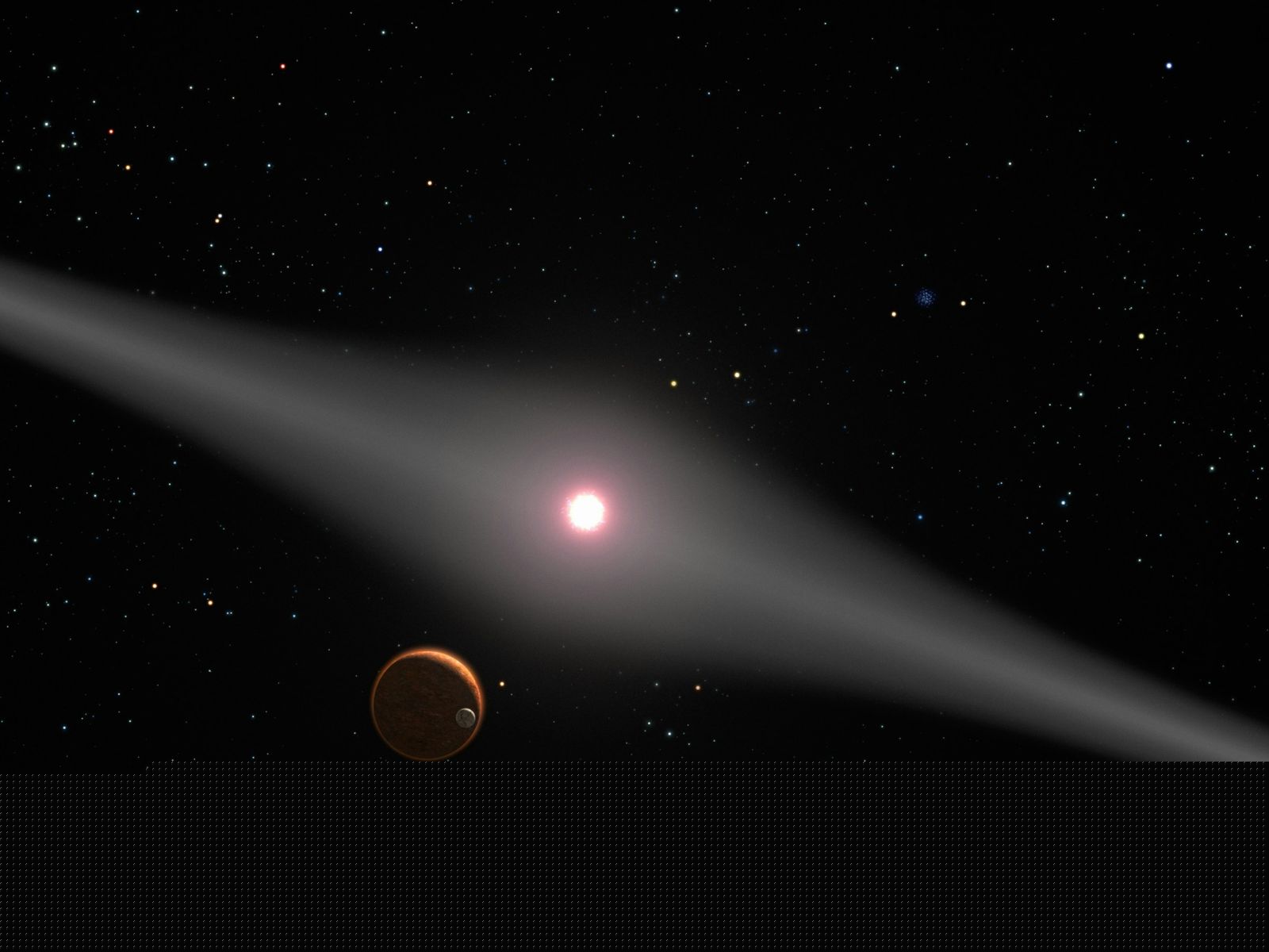 Astronomers have observed a wandering black hole shredding a star