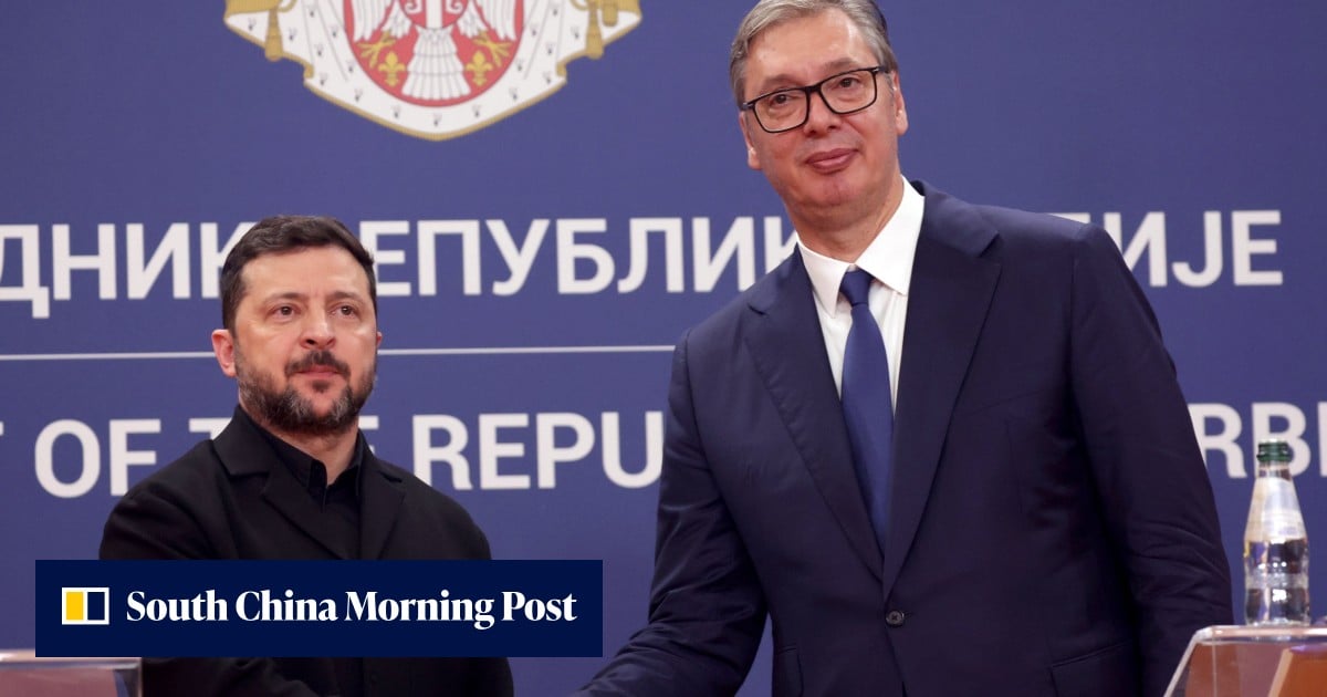 Ukraine’s Zelensky makes first visit to Russia-friendly Serbia