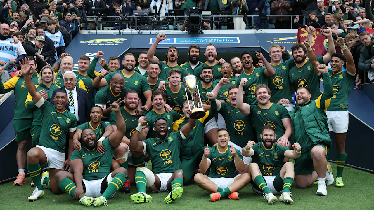 South Africa beat Argentina to retain Rugby Championship title