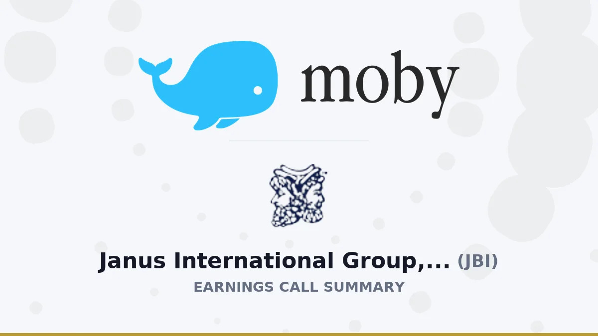 Janus International Group, Inc. Q2 2026 Earnings Call Summary