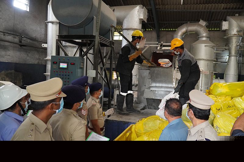 Mangaluru City Police Destroy Narcotics Worth Approximately Rs 82 Crore