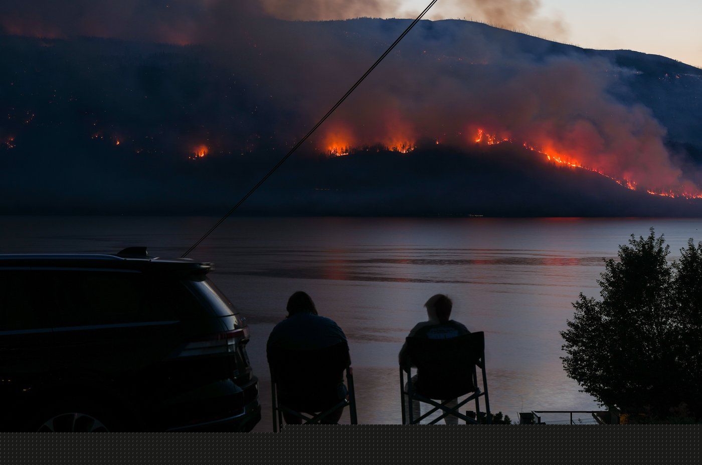 BC Wildfire Service says fire behaviour remained low at Quilpituk Creek blaze as evacuees await return (Vernon)