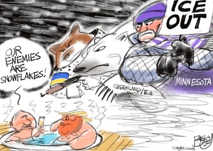 Bagley Cartoon: Tough Snowflakes