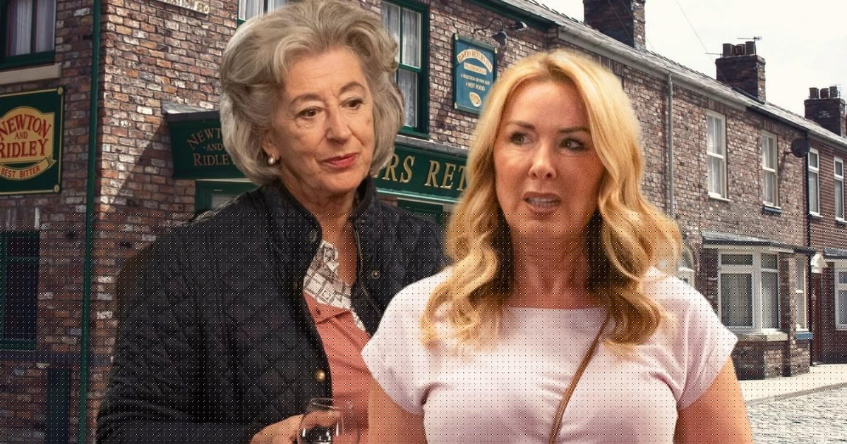 Coronation Street’s Claire Sweeney admits sadness at Maureen Lipman’s absence from her exit
