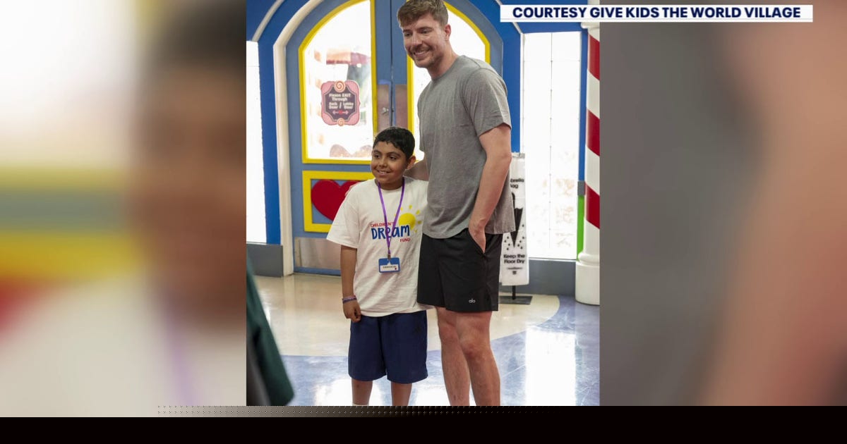YouTube star MrBeast helps grant wish of Tampa Bay area boy battling cancer