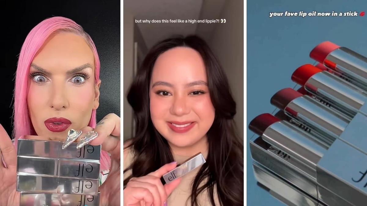 e.l.f.’s new viral lip oil stick is the low-effort way to get glossy, hydrated lips