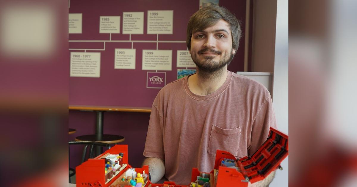 PICTURES - York man hopes Lego creation can fulfil lifelong dream
