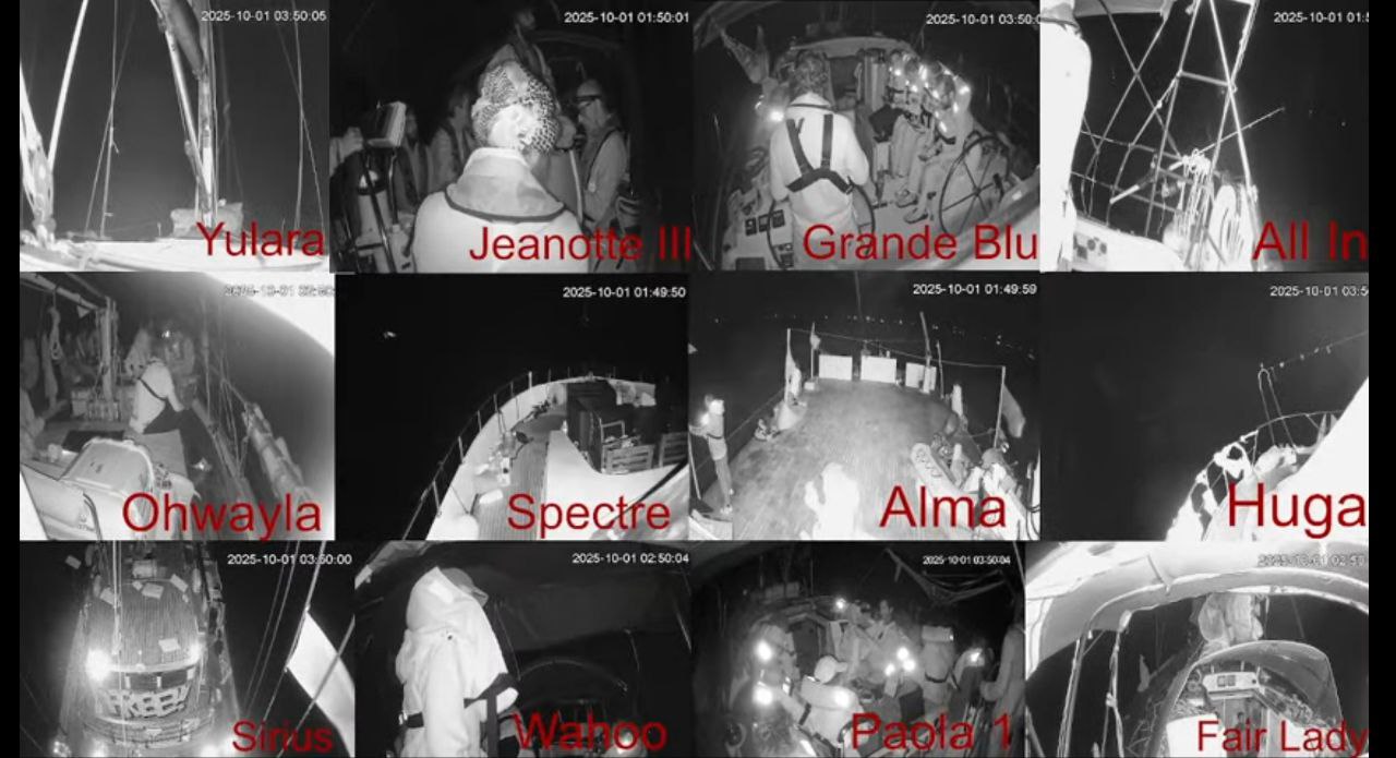 Live. Israel intercepts and kidnaps the crew of the Global Sumud flotilla in international waters