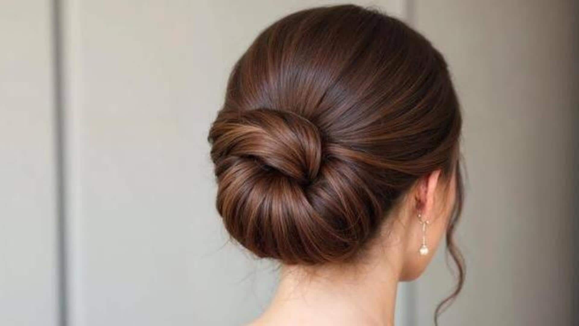 How to style the classic low bun