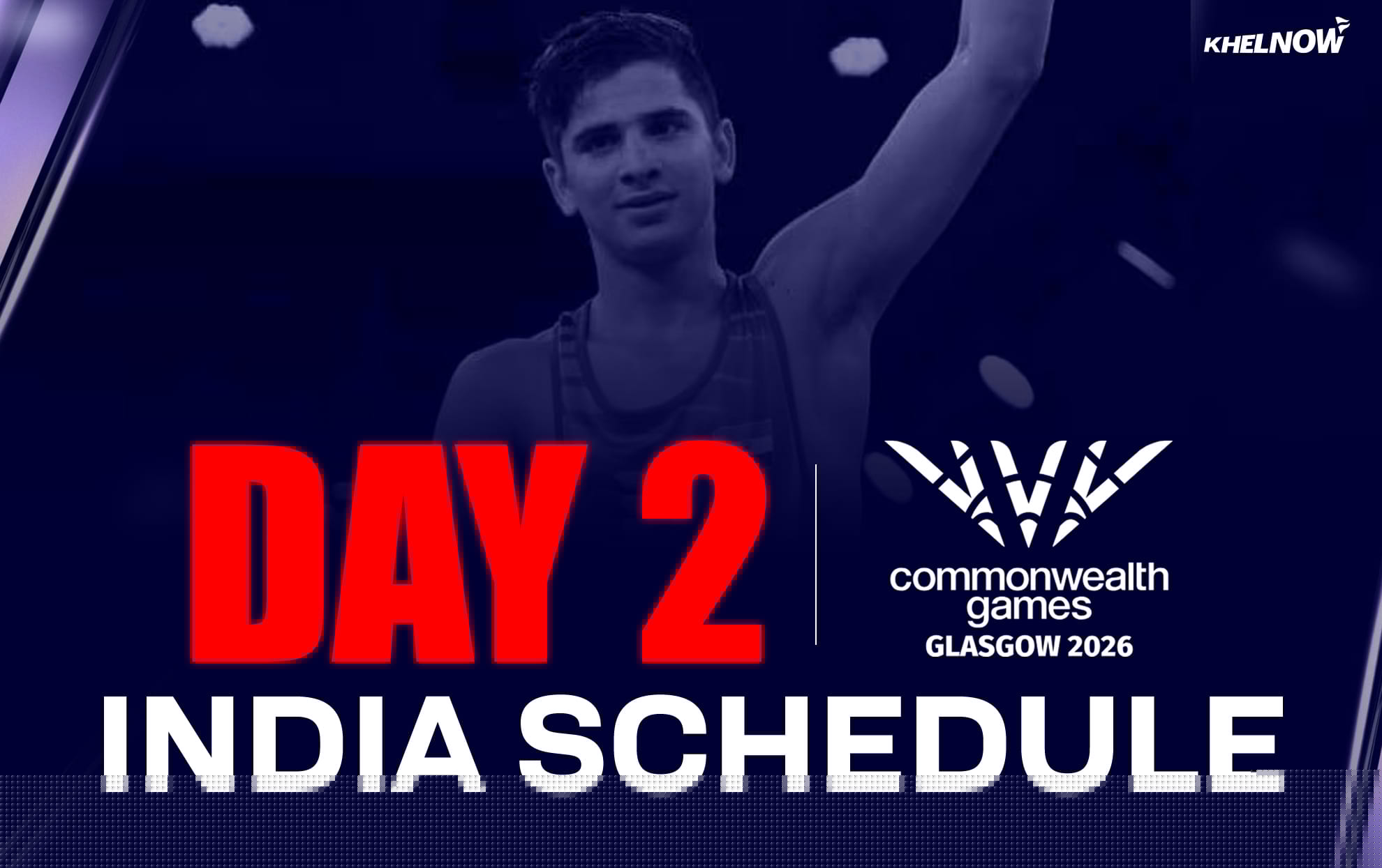 Commonwealth Games 2026: India's updated schedule for Day 2 (July 25)