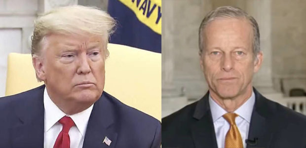 BREAKING: Trump goes after John Thune over Senate recess