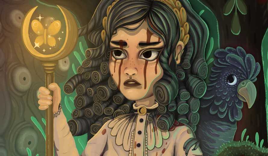 Allogloom Launches This October With an Eerie Hand-Painted World to Explore