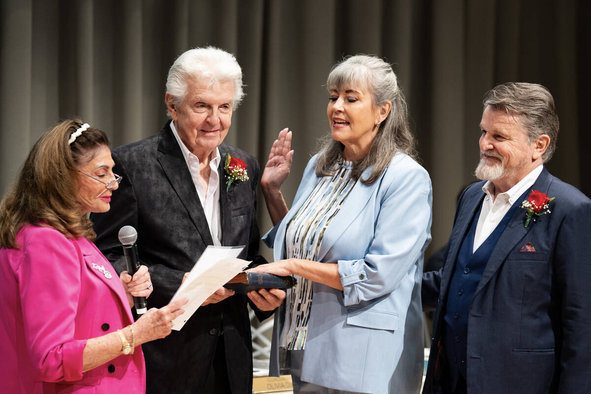 ‘Welcome aboard’: Las Vegas Councilwoman Kara Kelley takes oath of office