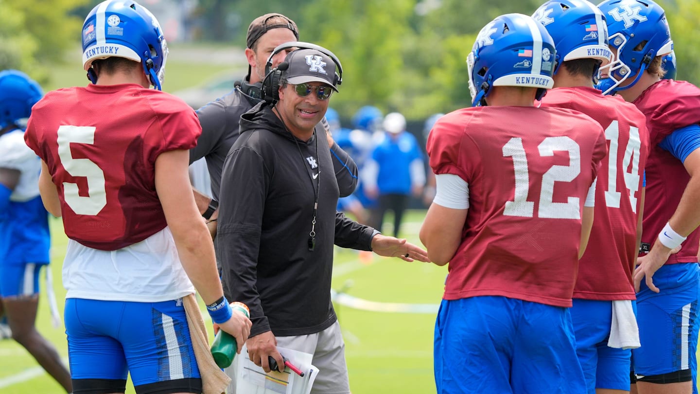 Kentucky OC Bush Hamdan makes stunning admission about his offensive line