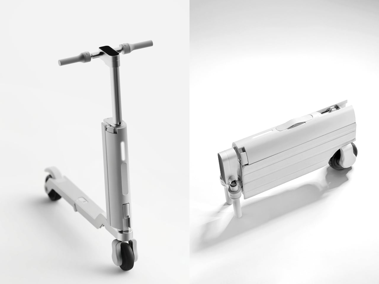 This Folding Scooter Looks Like a Briefcase So You Never Need a Lock