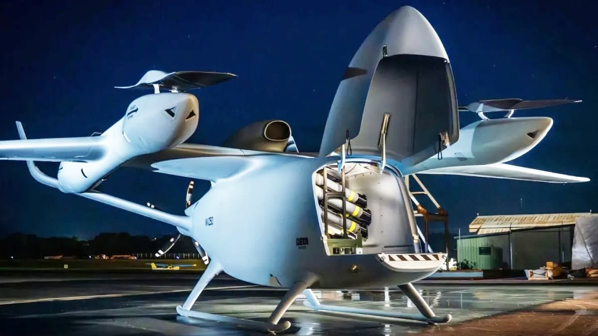 MV250 Hybrid-Electric VTOL Combat Cargo Drone Unveiled