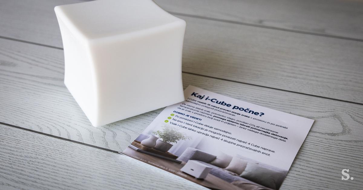i-Cube: preprosta kocka za samodejno uravnavanje optimalne kakovosti notranjega zraka
