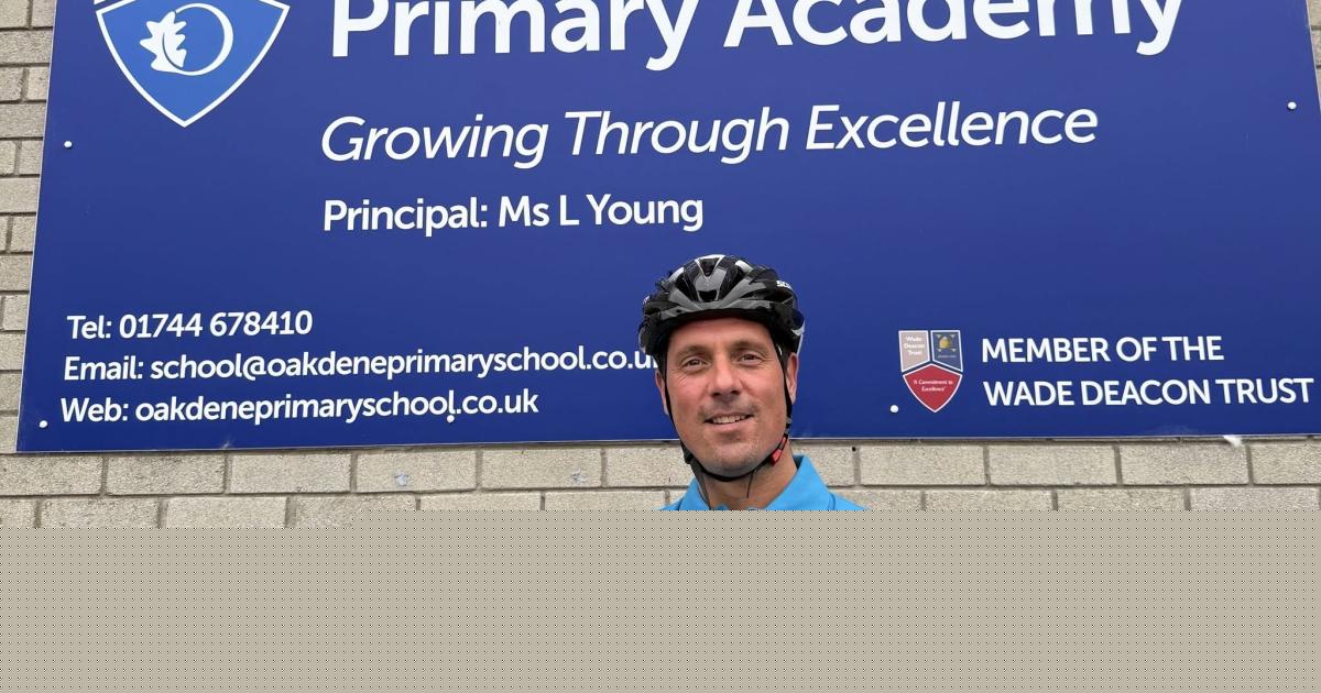 School governor to cycle 95km to raise funds for playground