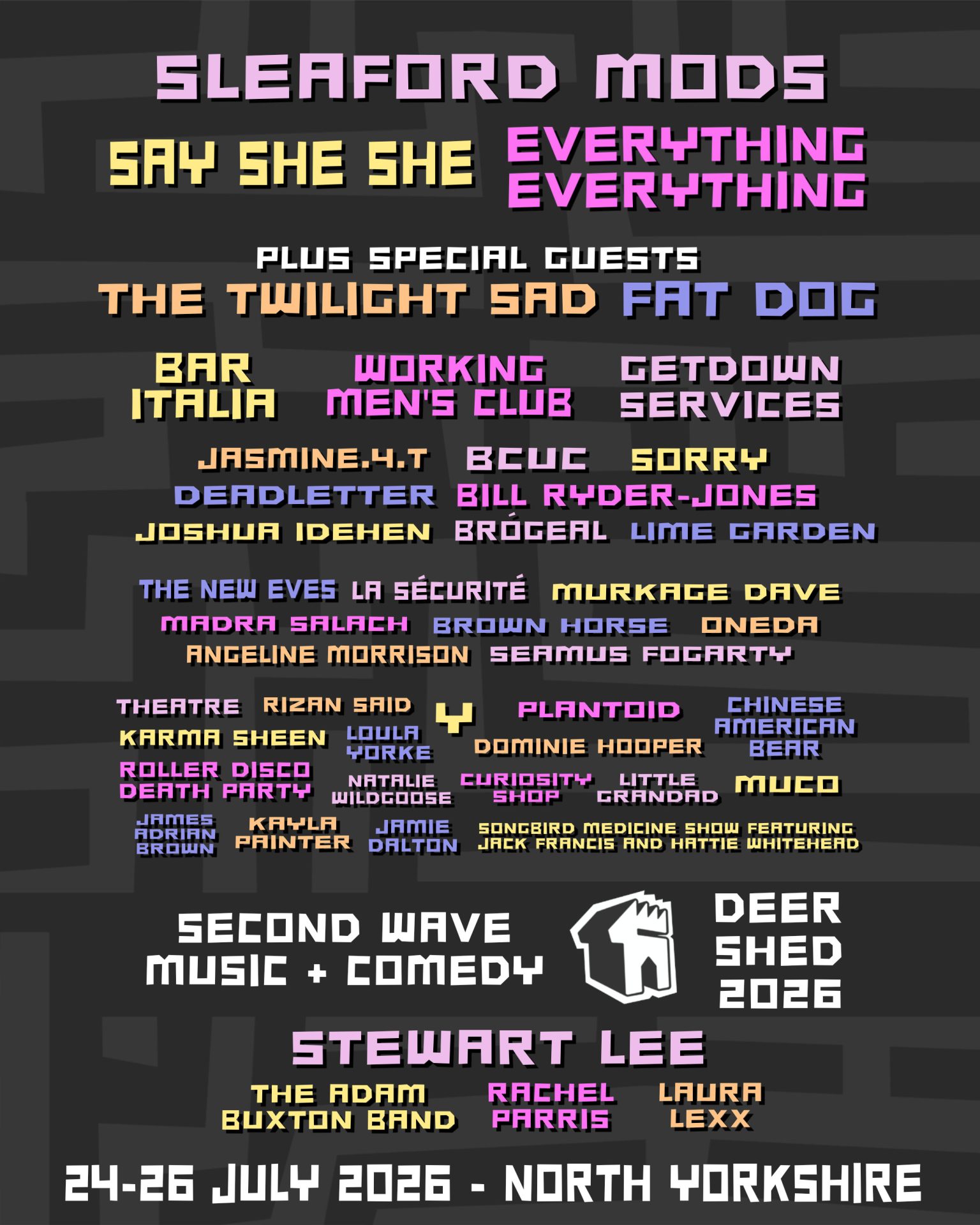 NEWS: Deer Shed announce more artists for 2026 festival