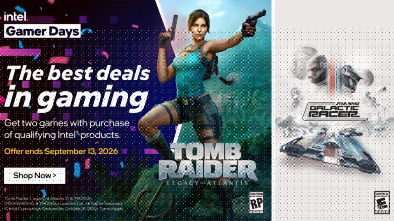 Intel Gamers Day: Tomb-Raider- und Star-Wars-Titel bei Hardware-Kauf kostenlos