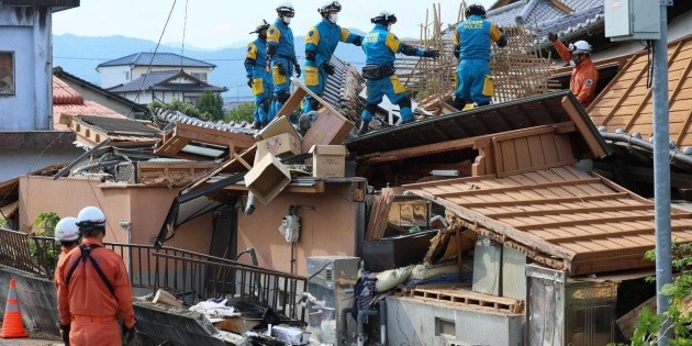 Ascienden a 28 los muertos por el terremoto de 7.1 grados en Japón