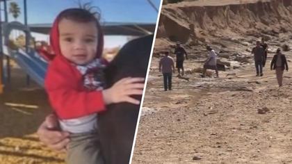 2-year-old boy who disappeared in Barstow flood found dead