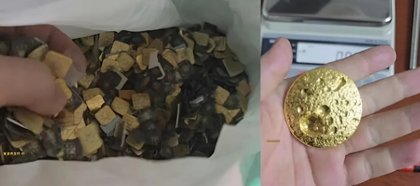 Vàng lên 19 triệu/chỉ, nhiều người xem xong clip luyện vàng liền đòi thu mua 'sim rác'