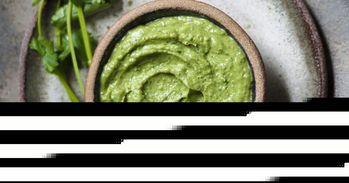 Creamy Vegan Avocado Indian Chutney