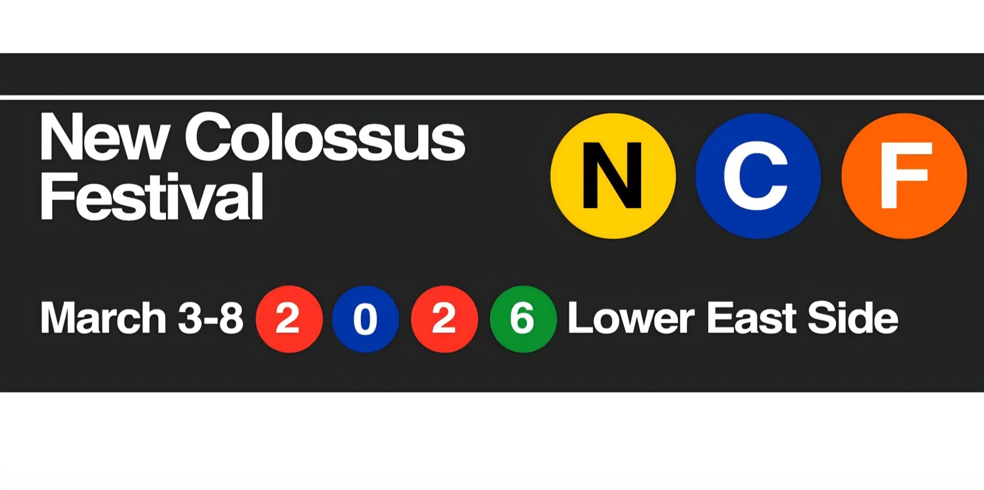 NEWS:  New York’s New Colossus Festival announces third wave of artists