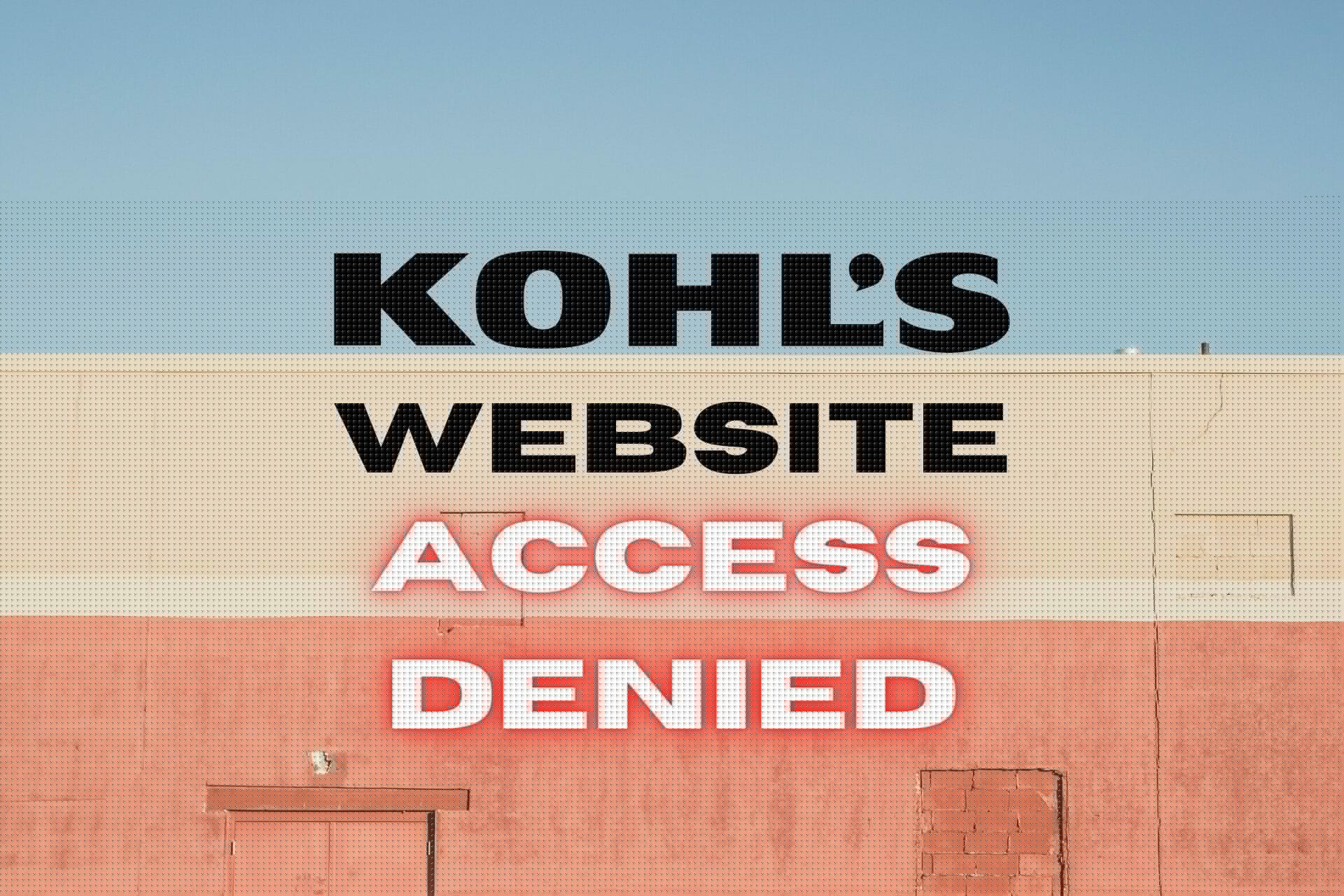 Comment on FIX: Kohl’s website access denied (6 tested solutions) by Elaine Pluta