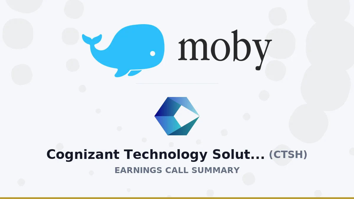 Cognizant Technology Solutions Corporation Q2 2026 Earnings Call Summary