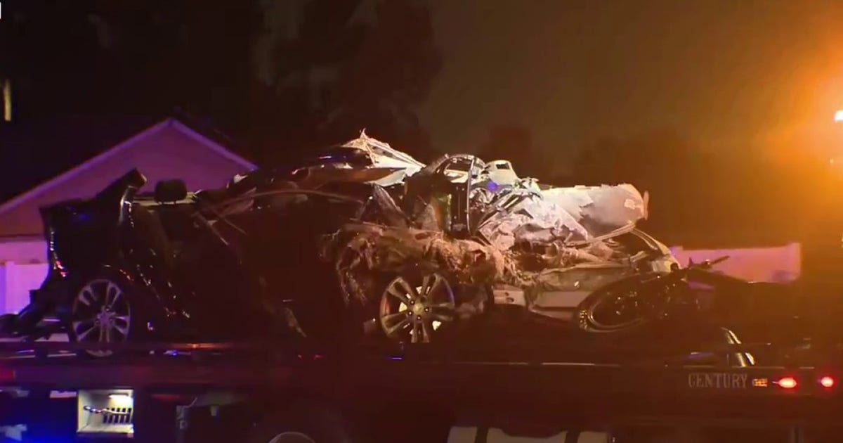 Fiery Orange County crash leaves 5 hospitalized in critical condition