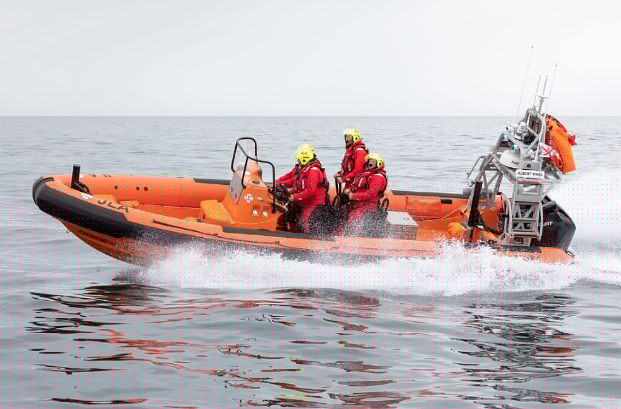 Lifeboat diverted to unconscious ferry passenger after swimmer alert