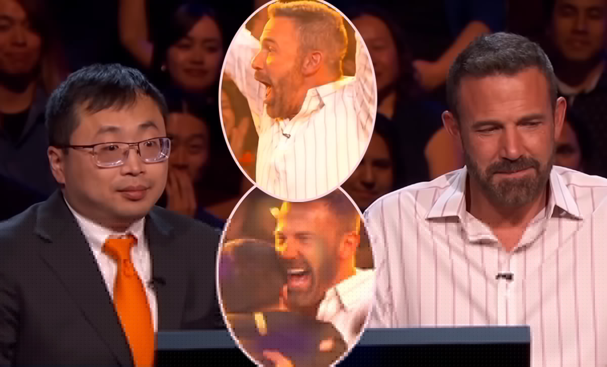 Watch The Exciting Moment Ben Affleck Wins $1 Million With Jeopardy! Champ Jamie Ding On Who Wants To Be A Millionaire!