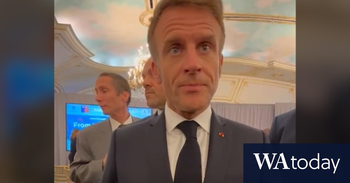 French President Emmanuel Macron praises Australia for recognising Palestine