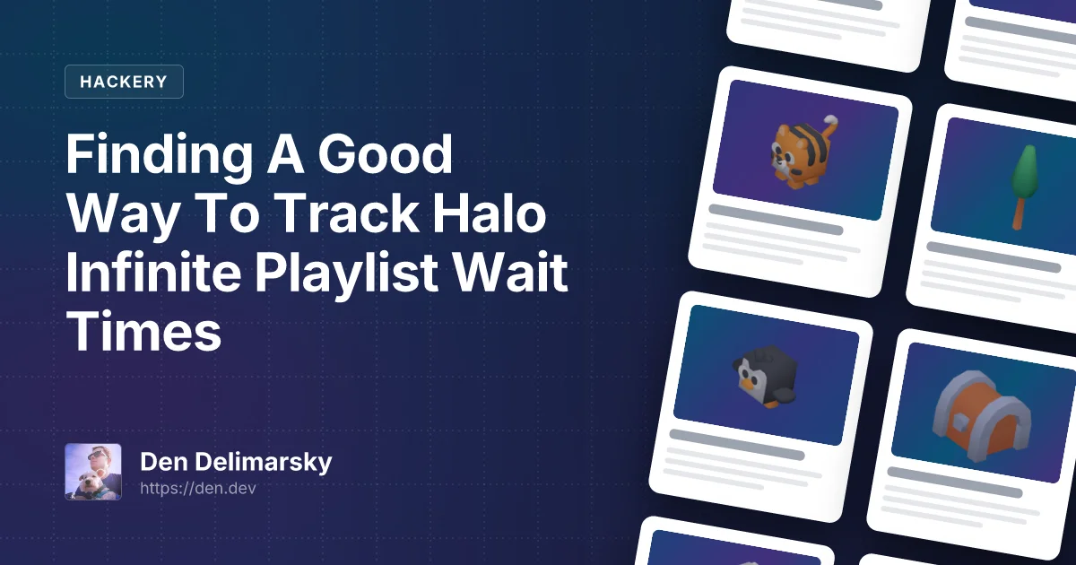 Finding A Good Way To Track Halo Infinite Playlist Wait Times
