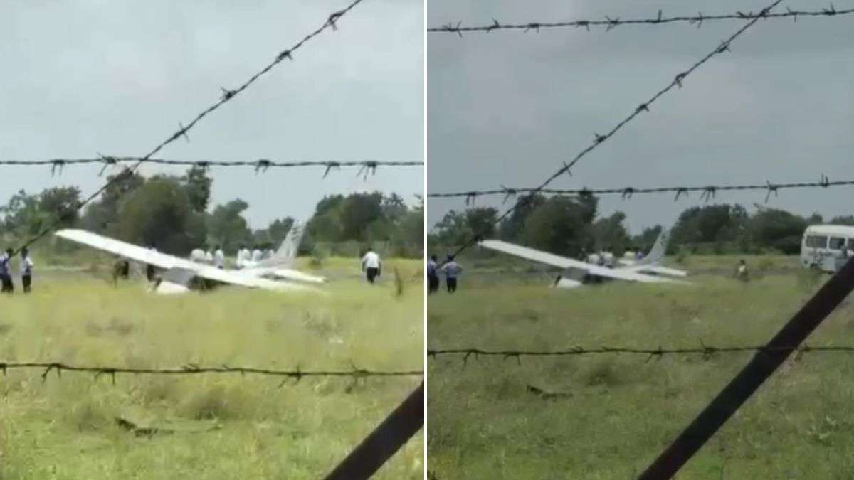 Trainee aircraft crashes at Baramati airstrip; safety arrangements under scrutiny | VIDEO