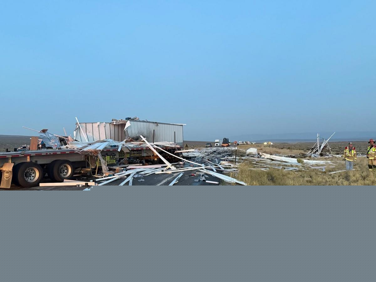 Two Trucks Crash and Two Killed in Idaho