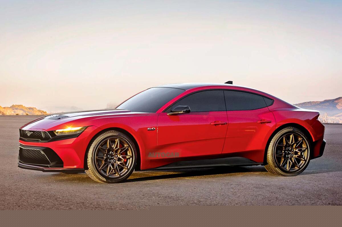 Reports: Dealers shown Ford Mustang saloon with hybrid V8