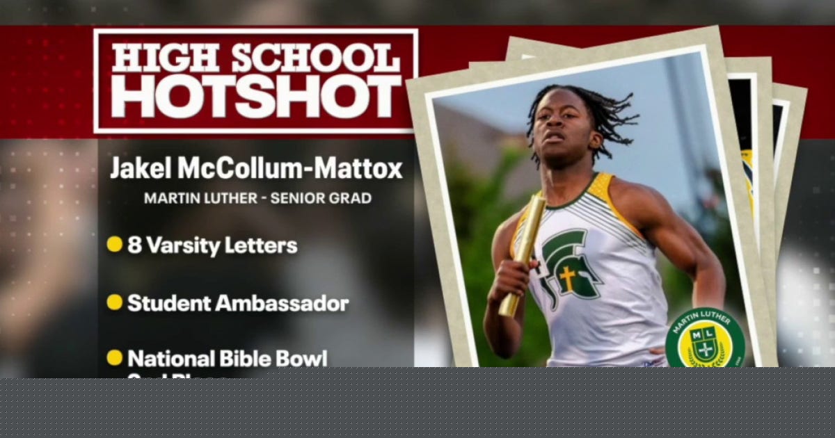 Martin Luther senior graduate earned 8 varsity letters, student ambassador