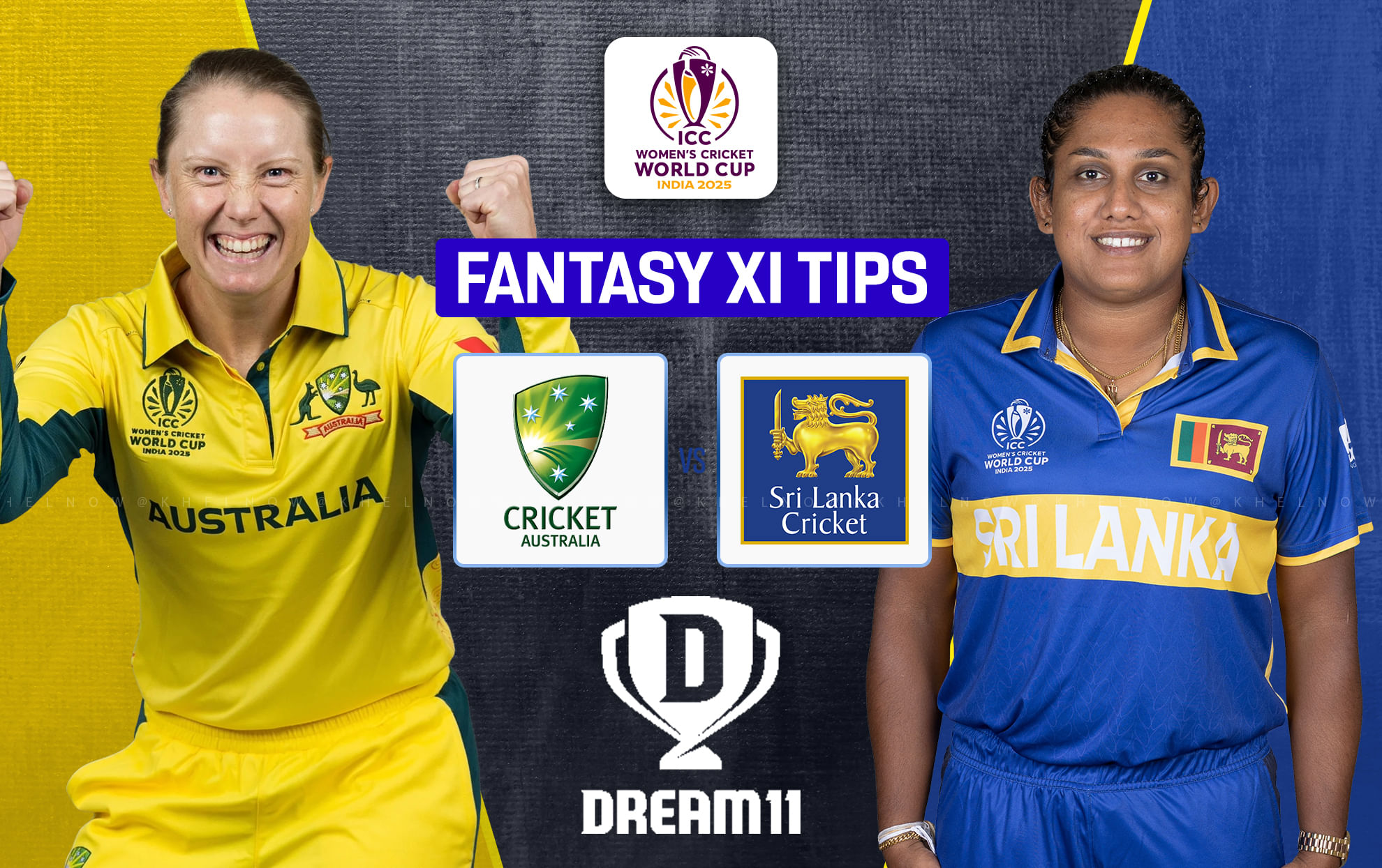 AUS vs SL Dream11 Prediction, Best Dream11 Playing XI, Today Match 5, ICC Women's Cricket World Cup 2025