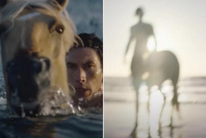 “Is He Hung Like A Horse?” Adam Driver Morphs Into A Centaur For Bizarre Burberry Fragrance Ad & The Internet’s Exploded!