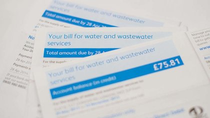 Household water bills to rise by average 5.4% from April