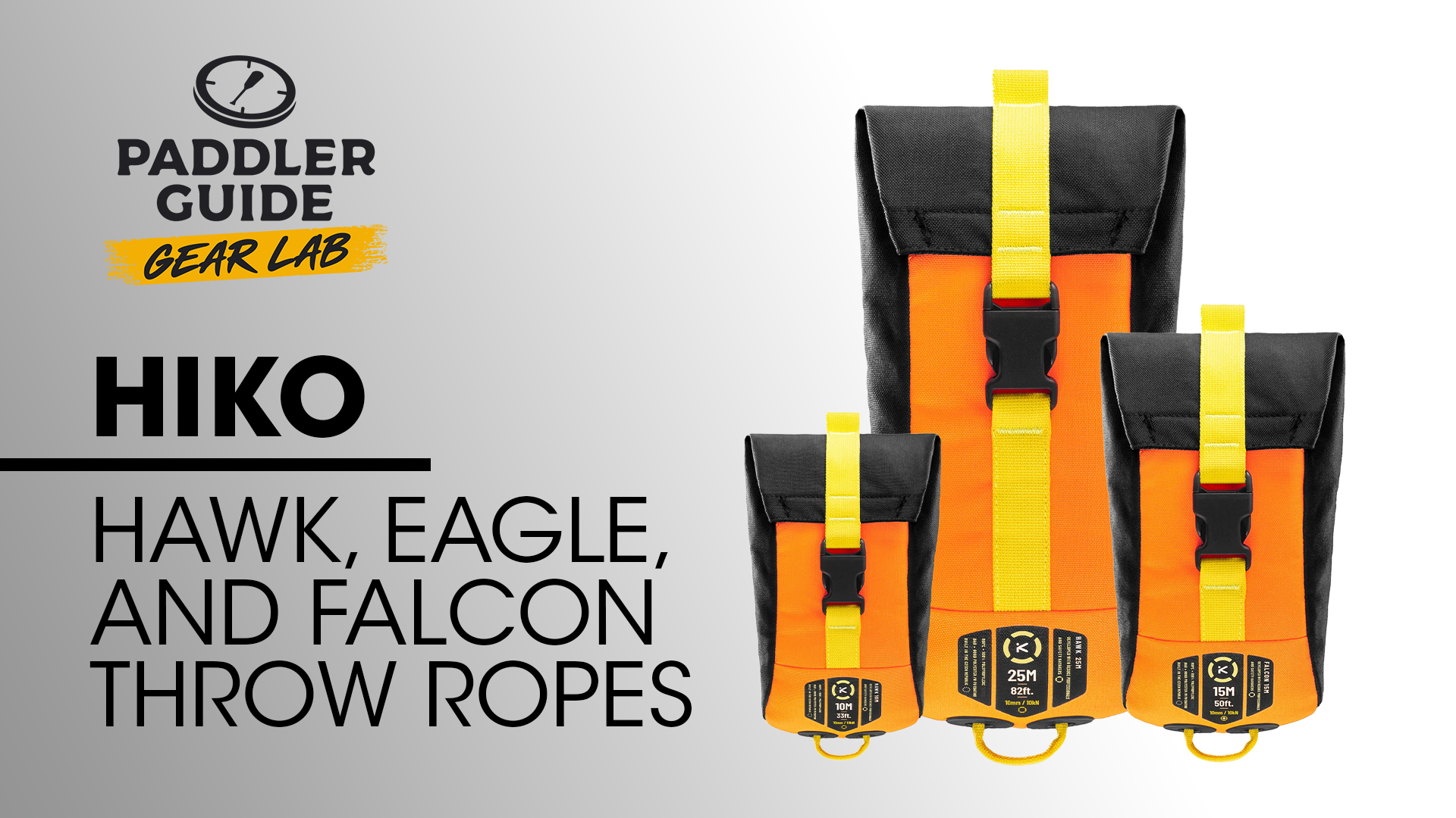 HIKO- Hawk, Falcon & Eagle Throwbags I Paddler Guide Gear Lab