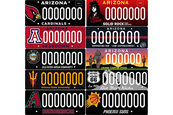 ADOT MVD specialty license plates surpass 1 million in FY26